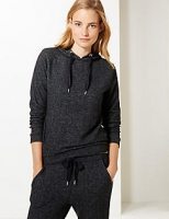 Marks and Spencer  Textured Hooded Neck Sweatshirt