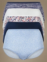 Marks and Spencer  5 Pack Microfiber No VPL Full Brief Knickers