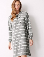 Marks and Spencer  Striped Long Sleeve Lounge Nightdress