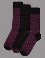 Marks and Spencer  3 Pack Assorted Socks