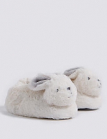 Marks and Spencer  Baby Bunny Rattle Slip-on Shoes
