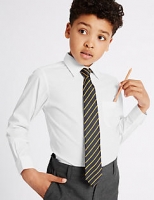 Marks and Spencer  2 Pack Boys Longer Length Non-Iron Shirts