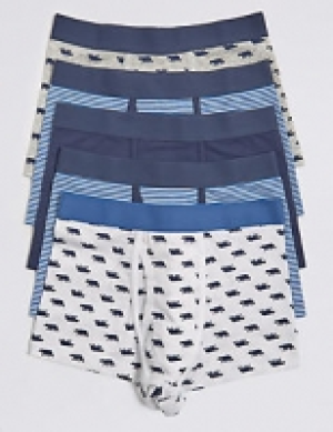 5 Pack Cotton Trunks with Stretch (18 Months - 16 Years) 15.00 €