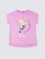 Marks and Spencer  Easy Dressing Mermaid T-Shirt (3-16 Years)