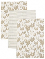 Marks and Spencer  Set of 3 Printed Tea Towel