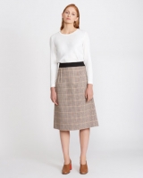 Dunnes Stores  Carolyn Donnelly The Edit Check Flared Skirt