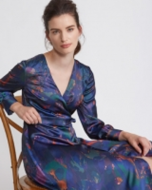 Paul Costelloe Living Studio Floral Print Wrap Dress