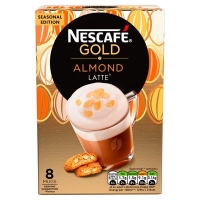 Centra  Nescafé Gold Almond Latte 8 Sachet 144g