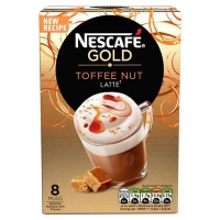 Centra  Nescafé Gold Latte Toffee Nut 8 Sachet 156g