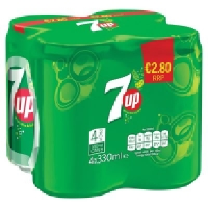7up Regular Can Pack 4 x 330ml 2.80 €