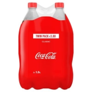 Coca Cola Twin Pack 2 x 1.5ltr 3.80 €