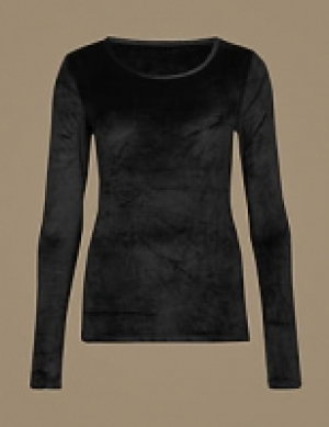Heatgen Velvet Scoop Neck Top 24.00 €