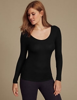 Marks and Spencer  Heatgen Ribbed Thermal Long Sleeve Top