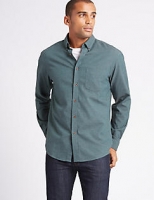 Marks and Spencer  Pure Cotton Flannel Shirt
