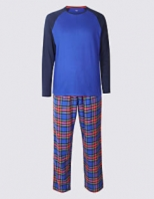 Brushed Cotton Checked Christmas Pyjama Set 37.00 €