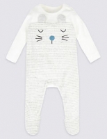 Marks and Spencer  Cotton Rich Sleepsuit