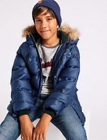 Marks and Spencer  Faux Fur Padded Parka (3-16 Years)