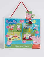 Marks and Spencer  Peppa Pig 4 in 1 Puzzle