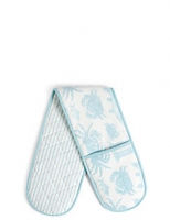 Marks and Spencer  Seaside Core Print Double Oven Glove