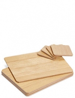 Marks and Spencer  Set of 4 Wood Veneer Placemats & Coasters