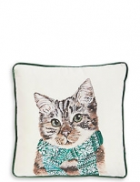Marks and Spencer  Printed Cat Cushion