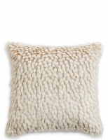 Marks and Spencer  Speckled Faux Fur Cushion