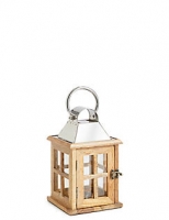 Marks and Spencer  Small Wooden Lantern