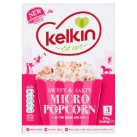 Centra  Kelkin Microwave Sweet & Salty Popcorn 3 X 90g