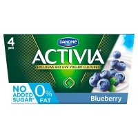 SuperValu  Activia Double 0% Blueberry 4Pack