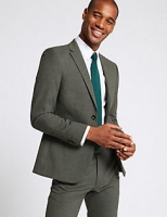 Marks and Spencer  Grey Textured Modern Slim Fit Suit