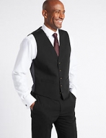 Marks and Spencer  Charcoal Regular Fit Waistcoat