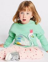Marks and Spencer  Easy Dressing Swan Sweatshirt (3 Months - 7 Years)