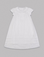 Marks and Spencer  Embroidered Christening Baby Dress
