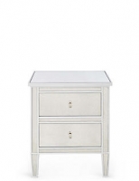 Marks and Spencer  Evelyn Bedside Table Silver