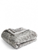 Marks and Spencer  Tipped Faux Fur Throw