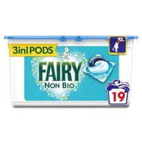 Centra  Fairy Non Bio Pods Washing Capsules Sensitive Skin 19 Wash 1