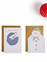 Marks and Spencer  The Snowman Christmas Charity Cards Pack of 20