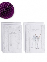 Marks and Spencer  Winter Woodland Christmas Charity Cards Pack of 20
