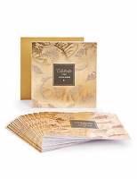 Marks and Spencer  Golden Fern Christmas Charity Cards Pack of 20