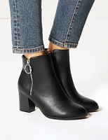 Marks and Spencer  Extra Wide Fit Biker Ankle Boots