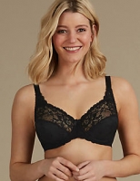 Marks and Spencer  Jacquard Lace Non-Padded Full Cup Bra A-DD