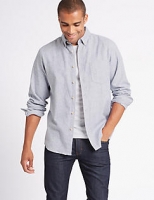 Marks and Spencer  Flannel & Brushed Cotton Shirt