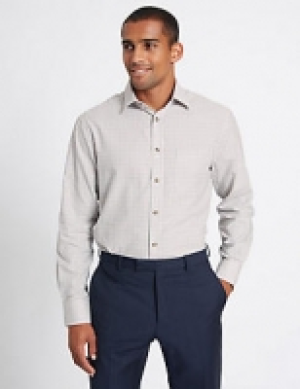 Pure Cotton Twill Regular Fit Shirt 44.00 €
