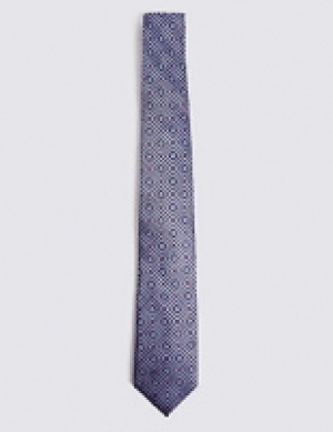 Pure Silk Geometric Tie 27.00 €