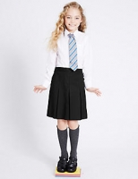 Marks and Spencer  Girls Skirt with Permanent Pleats