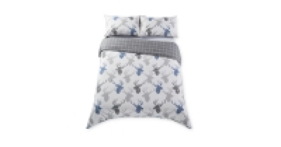 Check Stag King Duvet Set