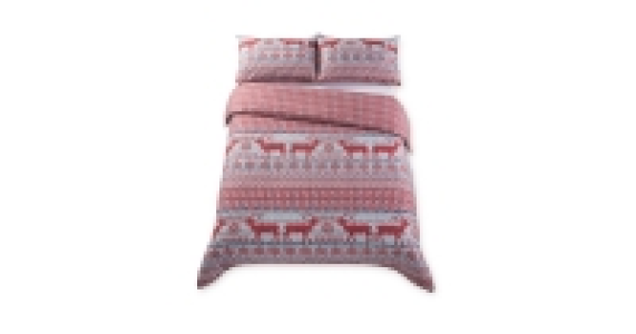 Aldi  Nordic Stag King Duvet Set