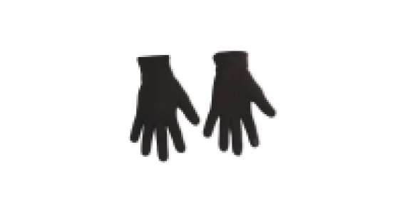 Avenue Ladies Plain Black Gloves