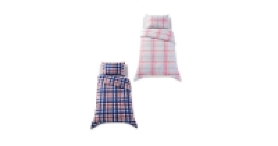 Single Cotton Duvet Set Check