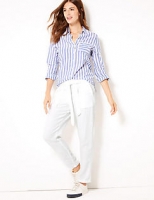 Marks and Spencer  Pure Linen Peg Trousers